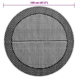Walplus Outdoor Carpet Rugs For Garden Patios  Grey 120 Cm Pp - thumbnail 6