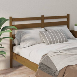 Berkfield Bed Headboard Honey Brown 206X4X100 Cm Solid Wood Pine - thumbnail 3