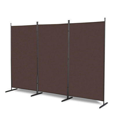 Trifold 3 Panels Folding Room Divider Wall Partition Privacy Screen - image 1