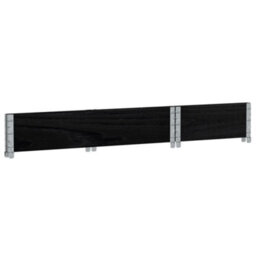 Berkfield Rustic Garden Planter Black 100X50 Cm Solid Wood Pine - thumbnail 6