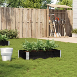 Berkfield Rustic Garden Planter Black 100X50 Cm Solid Wood Pine - thumbnail 2