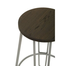 Orsina Contemporary Grey Metal Bar Stool, Hairpin Stool For Kitchen Counter, Versatile Breakfast Stool For Home - thumbnail 3