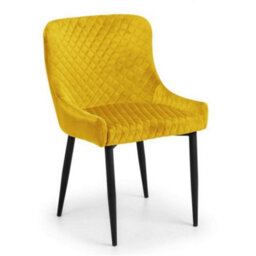 Ashfield Berwick Dining Table & 6 Luxe Mustard Chairs - thumbnail 3