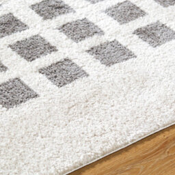 Livabliss Fossay Shaggy-Washable Beige Charcoal Modern Hig Pile Living Bedroom Rug 160 X 213 Cm Easy Care, Non Shedding - thumbnail 3