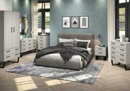 Core Products Grey Waxed 4 Drawer Chest Of Drawers, H90.3Cm X W76.5Cm X D39.5Cm - thumbnail 3