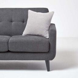 Homescapes Light Grey Velvet Cushion Cover, 60 X 60 Cm - thumbnail 4