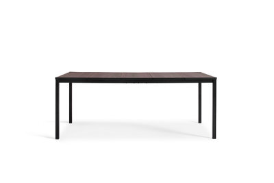 Keter Porto Signature Table, Garden Table, Wood-Like Texture, Ashwood And Black Steel Frame, 160Cm - image 1