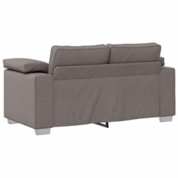 Vidaxl Sofa With Cushion Taupe 160 X 77 X 82 Cm Fabric - thumbnail 4
