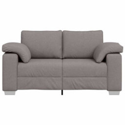 Vidaxl Sofa With Cushion Taupe 160 X 77 X 82 Cm Fabric - thumbnail 5