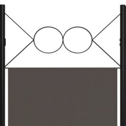 Vidaxl 4-Panel Room Divider Anthracite 160X180 Cm Room Dividers - thumbnail 5