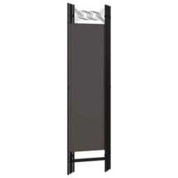 Vidaxl 4-Panel Room Divider Anthracite 160X180 Cm Room Dividers - thumbnail 4