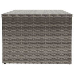 Berkfield Coffee Table Grey 100X50X40 Cm Poly Rattan - thumbnail 4