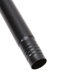 Darphe Glossy Black Adjustable Metal Telescopic Curtain Rod And Brackets 71-121Cm - thumbnail 5