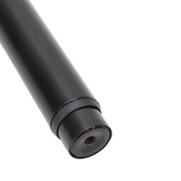 Darphe Glossy Black Adjustable Metal Telescopic Curtain Rod And Brackets 71-121Cm - thumbnail 4