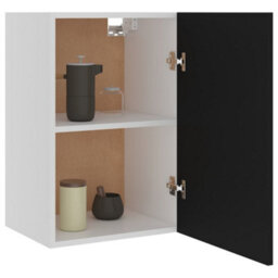Vidaxl Hanging Cabinet Lyon Black 39.5X31X60 Cm Engineered Wood - thumbnail 4