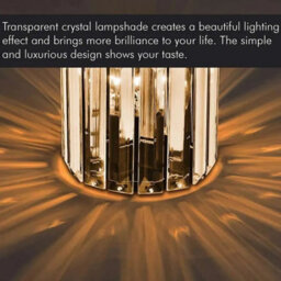 Art Deco Ceiling Lamp Brass With Clear Glass E27 Fitting Vintage Style - thumbnail 5