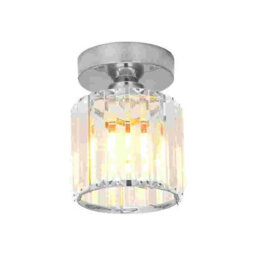 Art Deco Ceiling Lamp Brass With Clear Glass E27 Fitting Vintage Style - thumbnail 1