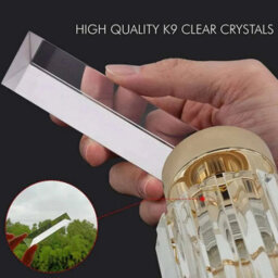 Art Deco Ceiling Lamp Brass With Clear Glass E27 Fitting Vintage Style - thumbnail 4