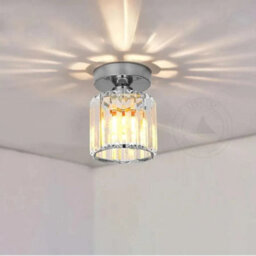 Art Deco Ceiling Lamp Brass With Clear Glass E27 Fitting Vintage Style - thumbnail 7