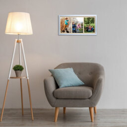 AK Frames 16X8 Purple Sleek Multi Photo Frame With Ivory Mount - Holds 3 Apertures (3X) 7X5 Photos - thumbnail 3