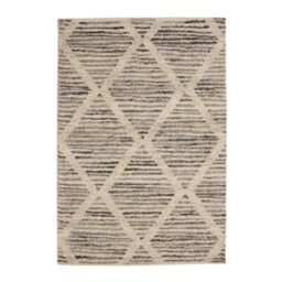 Melrose Cio Multi Diamond Natural Textured Coloured Design Large Indoor Area Rug 160/235Cm - thumbnail 4