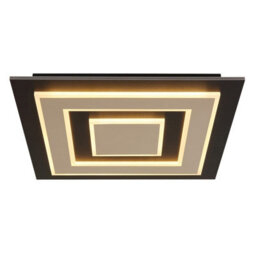 Luminosa Lighting Luminosa Jayden 48Cm Integrated Led Semi Flush Ceiling Light Matt Black Led 3000K - thumbnail 3
