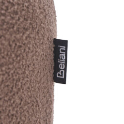 Wyld And Coco Nordicnest Brown Boucle Footstool Pouffe With Upholstered Legs - W43 X D43 X H38Cm - thumbnail 6