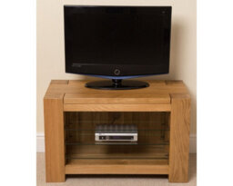 That's Furniture Kuba Solid Oak Tv Unit With Storage - thumbnail 2