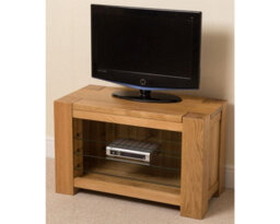 That's Furniture Kuba Solid Oak Tv Unit With Storage - thumbnail 3