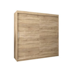 Arte Tokyo Contemporary 2 Sliding Door Wardrobe 9 Shelves 2 Rails Oak Sonoma Effect (H)2000mm (W)2000mm (D)620mm - thumbnail 1