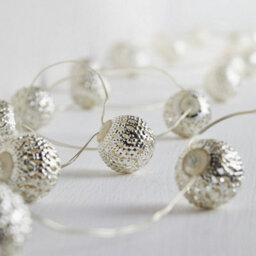 1.6 Meter Silver Ball Fairy Lights - thumbnail 1