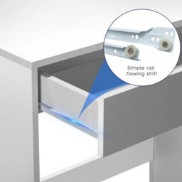 White Wooden Dressing Table 1 Drawer - thumbnail 6