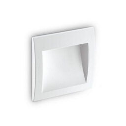 Ideal Lux Luminosa Wire Led Outdoor Square Recessed Wall Light White Ip65, 3000K - thumbnail 1