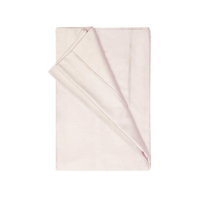 Belledorm 200 Thread Count Egyptian Cotton Flat Sheet Powder Pink (Double)