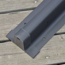 Outsunny 3 X 3(M) Cantilever Roma Parasol Garden Umbrella With Cross Base Grey - thumbnail 9