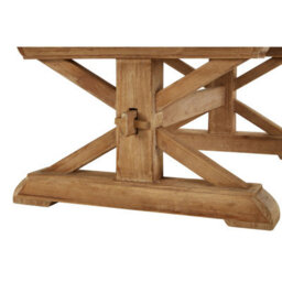 Orsina Traditional Wooden Coffee Table, Rustic Coffee Table, Natural Wood Coffee Table, Traditional Coffee Table - thumbnail 5