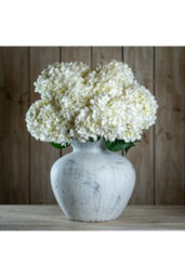 White Allium Faux Floral Stem, Elegant Artificial Flower For Home Decor - thumbnail 2