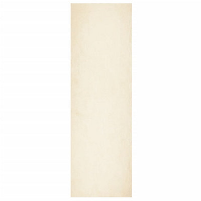 Berkfield Modern Rug Huarte Short Pile Soft And Washable Cream 80X250 Cm