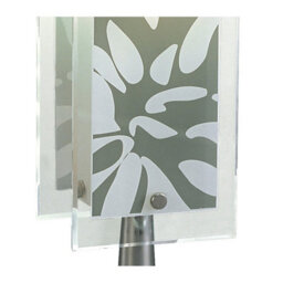 Luminosa Lighting Luminosa Euphoria Table Lamp 1 Light E27, Polished Chrome/opal White Glass - thumbnail 5