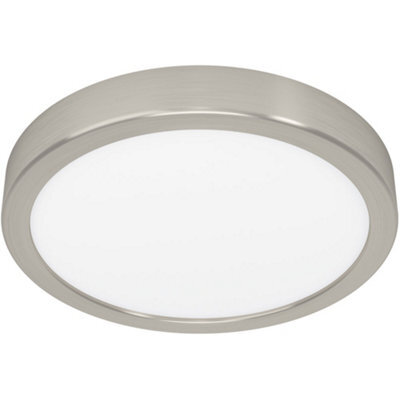 Loops Satin Nickel Modern Design Round Ceiling Light For Indoor Spaces - Stylish And Elegant - image 1