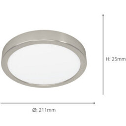 Loops Satin Nickel Modern Design Round Ceiling Light For Indoor Spaces - Stylish And Elegant - thumbnail 4