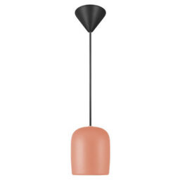 Nordlux Notti Metal Pendant Light Hand Blown Glass Red,mains - thumbnail 2