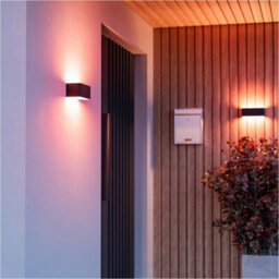 Loops 2 Pack Stylish Modern Black Wall Light For Indoor Home Decor - Model 901956 - thumbnail 6