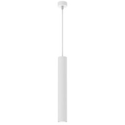 Milagro Hudson Pendant Lamp Hand Made High Quality Elegant Cylindrical Design With Matt White Finish - thumbnail 3