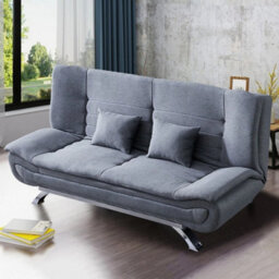 Oversized Fabric 3 Seater Recliner Sofabed Couch Settee Sofa Bed Double Sleeper - thumbnail 4