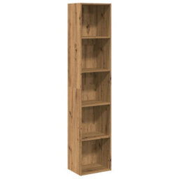 Berkfield Bookcase Artisian Oak 40X30X189 Cm Engineered Wood - thumbnail 2