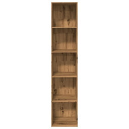 Berkfield Bookcase Artisian Oak 40X30X189 Cm Engineered Wood - thumbnail 4