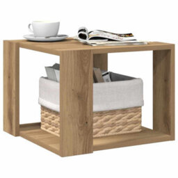 Berkfield Coffee Table Artisan Oak 40X40X30 Cm Engineered Wood - thumbnail 3