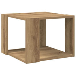 Berkfield Coffee Table Artisan Oak 40X40X30 Cm Engineered Wood - thumbnail 2