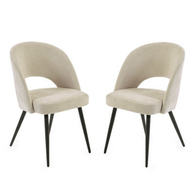 Oakham Elowen Elegant Calico Dining Chairs - Set Of 2 - image 1